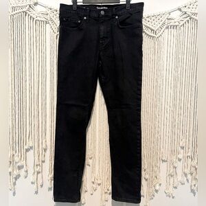 Goodfellow & CO Total Flex Black Dressy Casual Chic Skinny Jeans Pants 34Wx32L